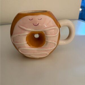 Pfaltzgraff Orange and White donut Mug